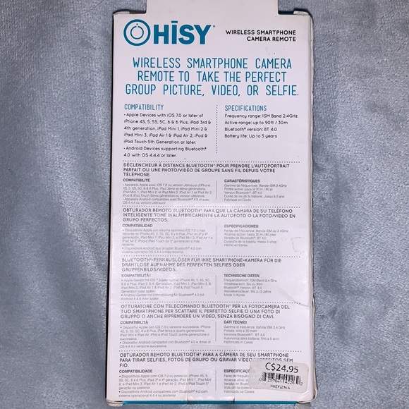 Wireless Smartphone Camera Remote - Picture 3 of 9